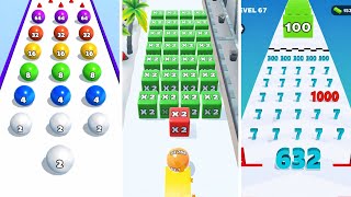 ASMR 2048 Race 🔥 Jelly Run 2048 vs Number Merge Shooting | Part 10 screenshot 5