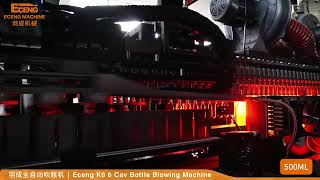 6 Cavity variable-pitch automatic PET blowing machine,Output 12,000–15,000 bottles/hour!