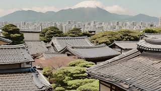 Serene Skies: Japanese Rooftops & Classical Piano for Study | Tranquil Ambiance