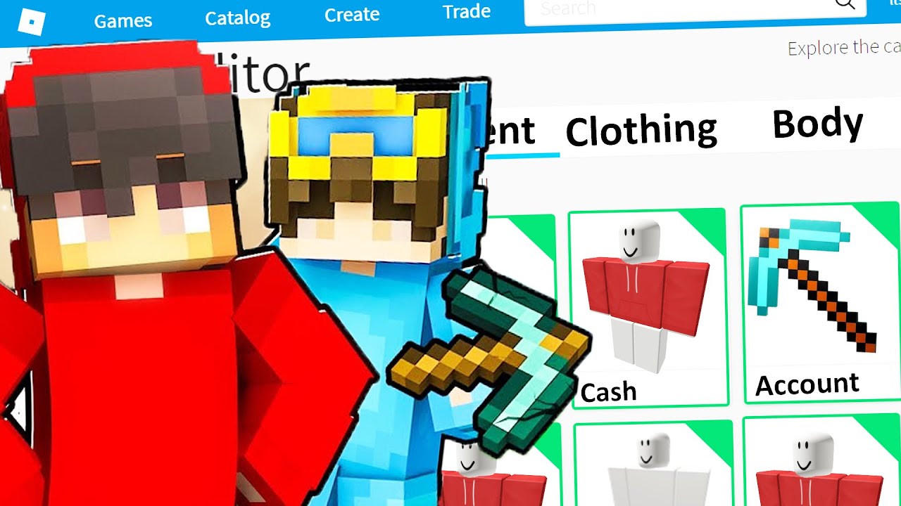 MAKING CASH & NICO a ROBLOX ACCOUNT (Minecraft) - YouTube