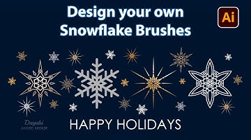 How to Make Your Own Snowflake Brushes in Adobe Illustrator
