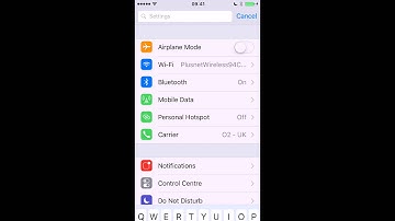 iPhone Tutorial - Search For Settings With iOS 9