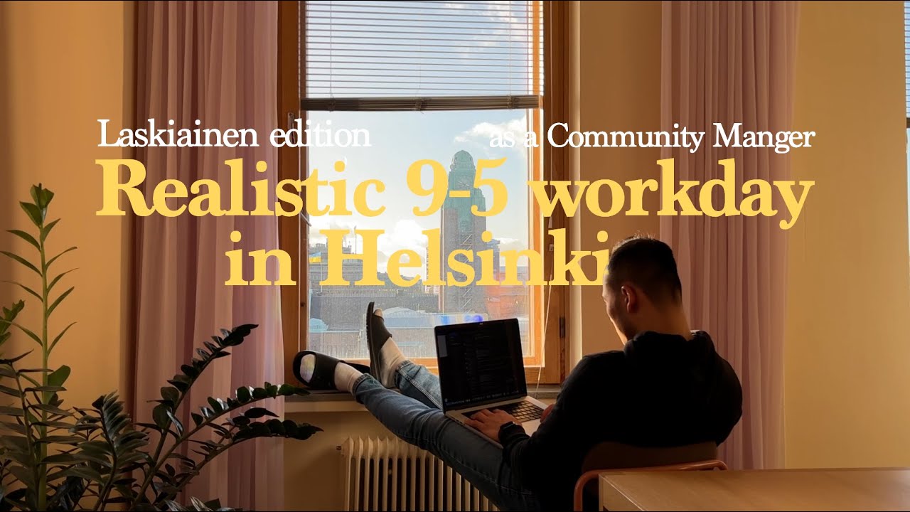 Day in the Life in Finland Vlog - A Realistic 9-5 Workday in Helsinki