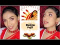 Durga puja astami look beginners friendly look 