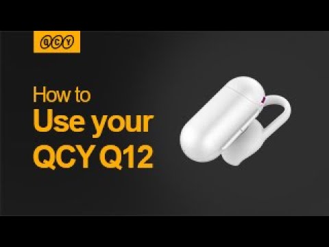 QCY Q12 Instruction - YouTube