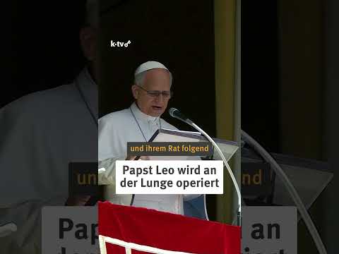 Papst Leo XIV. muss operiert werden! #shorts