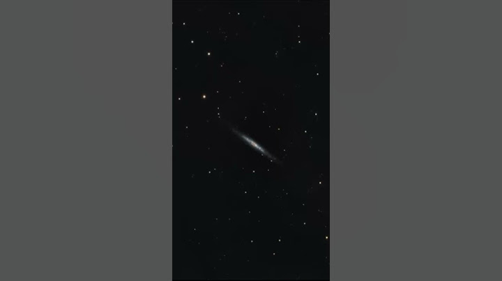 The Silver Needle Galaxy Captured #shorts