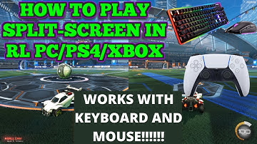How to play Split-screen using keyboard/controller in Rocket League on PC/XBOX/PS4/PS5