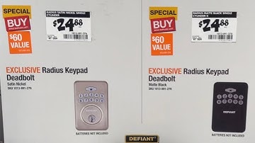 Watch this before you buy the $25 Defiant Keypad lock 2025 Black Friday Sales