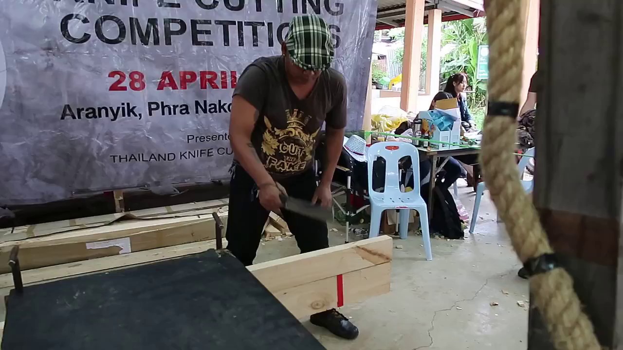 Thailand Cutting Competition with Thai Made Knives YouTube