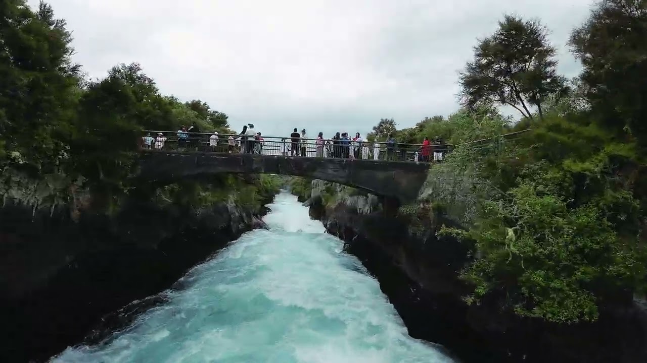 DJI AVATA IN HUKA FALLS TAUPO