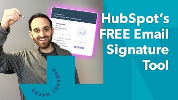 Get a Free Email Signature using HubSpot
