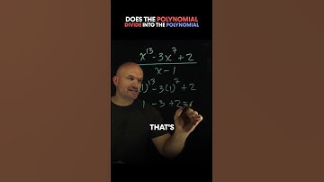 Does the Polynomial Divide into the polynomial