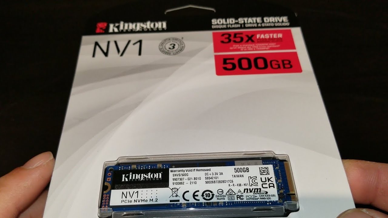 Kingston NV1 Series M.2 PCI-E SSD - YouTube
