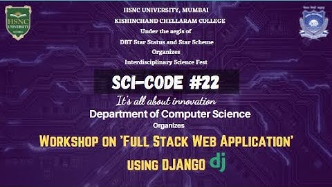 Full Stack Development Web Application using DJANGO