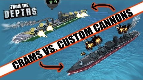 CRAMs vs Custom Cannons! 🚌🆚🌧️From the Depths