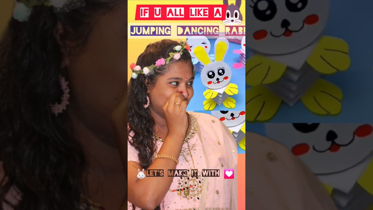 Jumping Dancing Rabbit.. Pepper Craft..🪅 