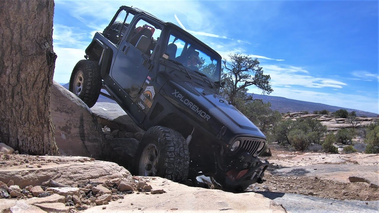 Gold Bar Rim trails Moab Utah - YouTube
