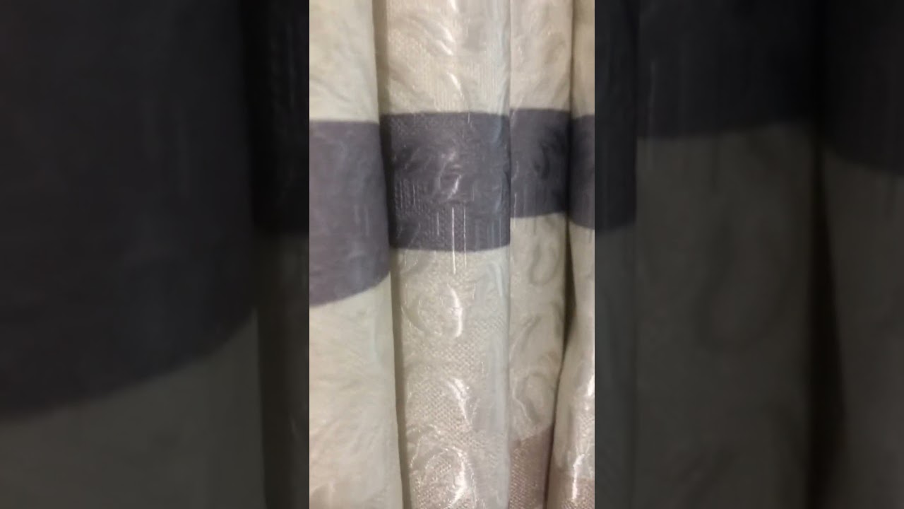 Neutral striped curtains: soft texture and elegant style