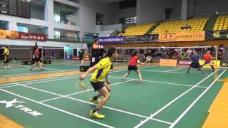 20160122Morning Cup100AXD張啟致+杜靜惠vs呂振國+殷燕捷