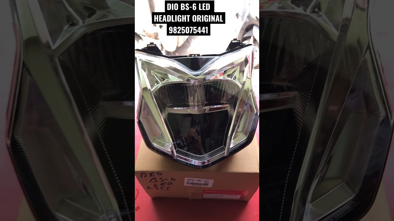 DIO BS6 HEADLIGHT ORIGINAL AVAILABLE AT DELUX AUTO SPARES VADODARA 