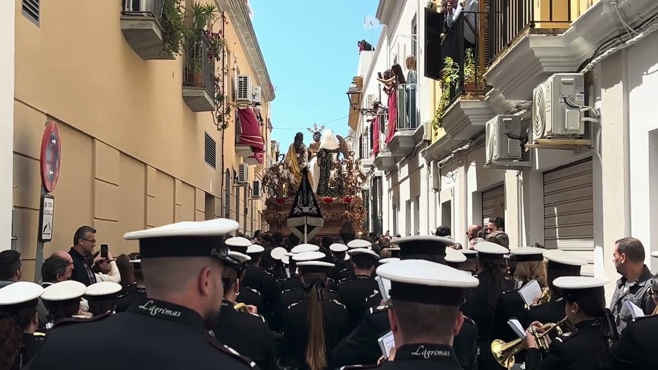 [4K] Resucitado El Puerto de Santa Maria 2025 - Calle Meleros (AM Lágrimas de Dolores)
