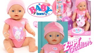 Zapf Creations New Baby Born Interactive Doll Unboxing (original box)
