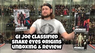 Snake Eyes Origins GIJOE Classified Baroness, Snake Eyes \& Storm Shadow Unboxing \& Review!