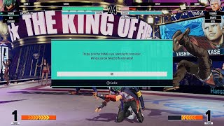 When Youre about to beat your opponent but the beta ends KOF 15 Beta