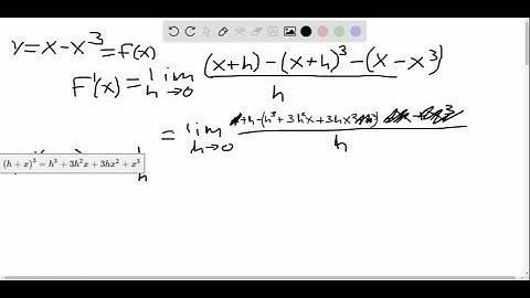 (a) Find the slope of the tangent line to the curve y=x-x^3 at the point (1,0) (i) using Definiti…