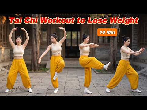 10 Minute Tai Chi Full Body Workout to Lose Weight, Improve Mobility, Flexibility & Balance at Home