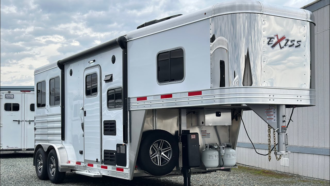 2026 Exiss 7206 Escape LQ 2 Horse Trailer in Galt, CA | Trailer Trader