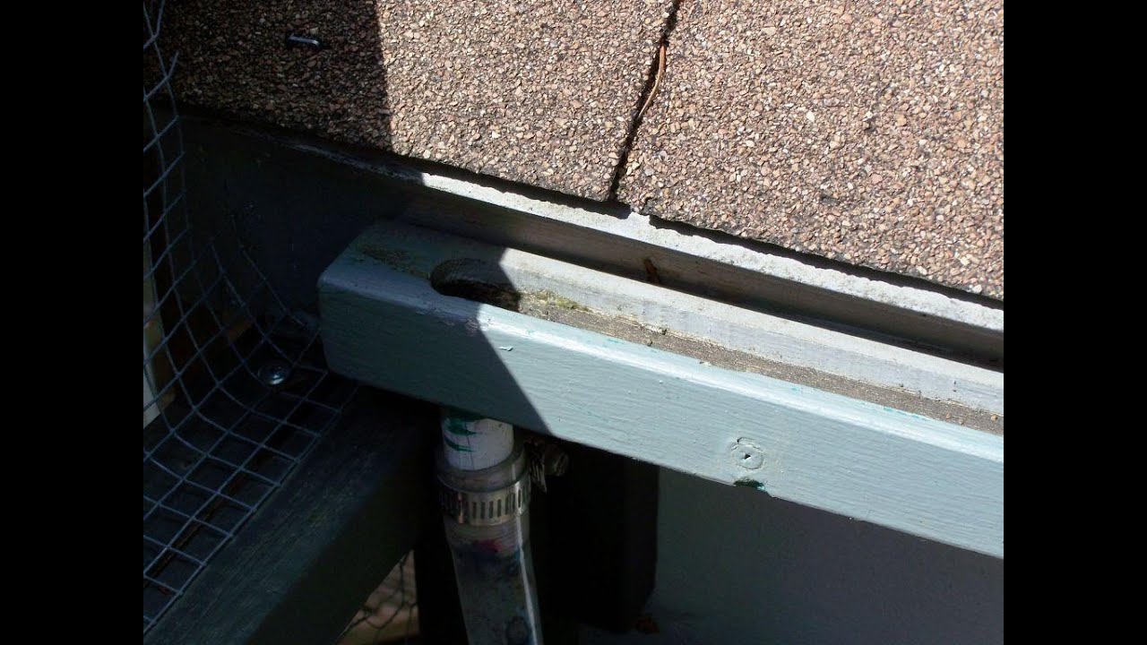 DIY Homemade Wood Gutters YouTube