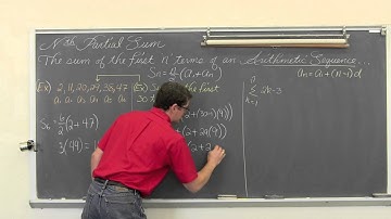 Partial Sum Arithmetic Sequence