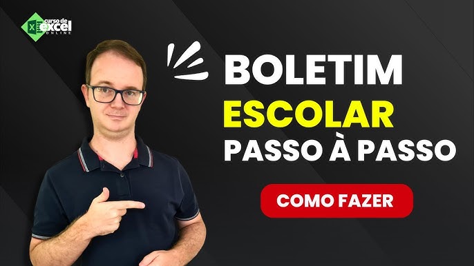 Função SE para Conceitos em Notas Escolares no Excel 05 