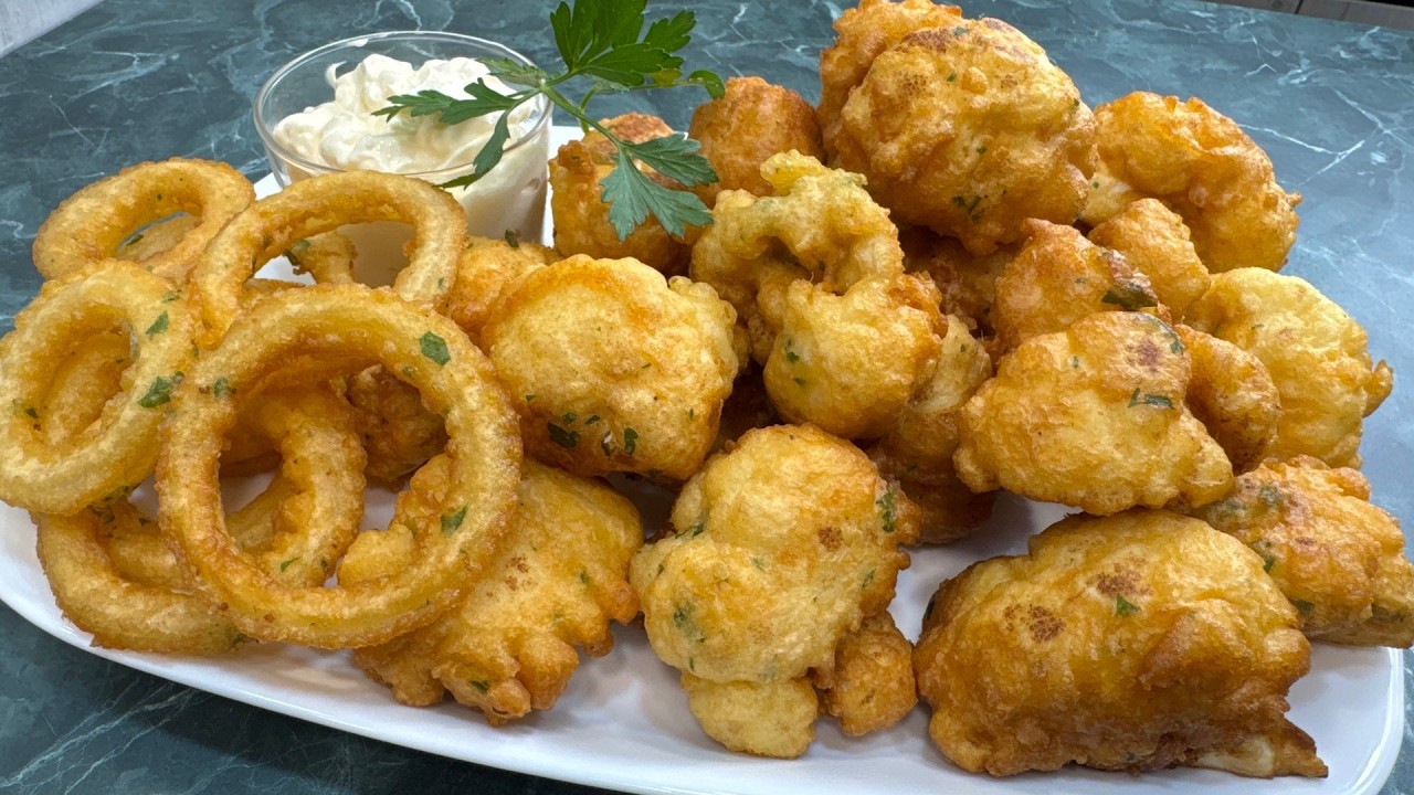 Coliflor Rebozada Muy Fácil y Sabrosa 😍 ¡Te encantará!