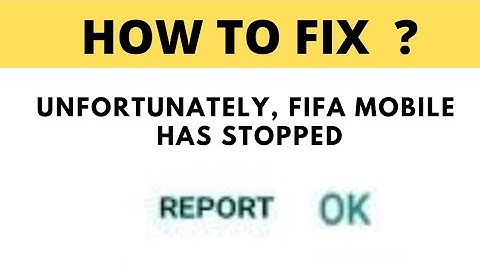 How To Fix Unfortunately FIFA Mobile App Has Stopped Error Android & Ios - 2022 || FING 24