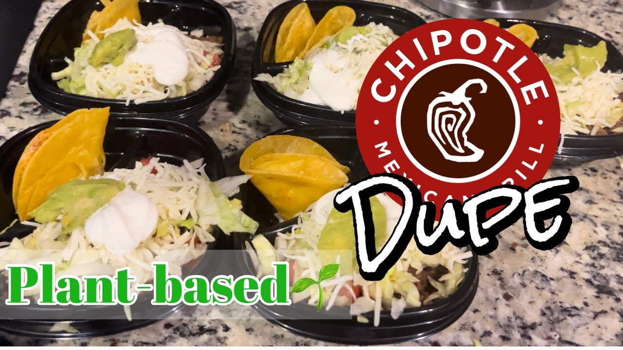 DIY Chipotle Burrito Bowl Quick & Easy Plantbased Dupe JustLive