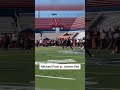 Michael Pratt drops a dime to Jaheim Bell at Senior Bowl practice 🎯