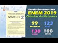Resolução ENEM 2019 Ciências da Natureza amarela 099 azul 123 rosa 130 cinza 108