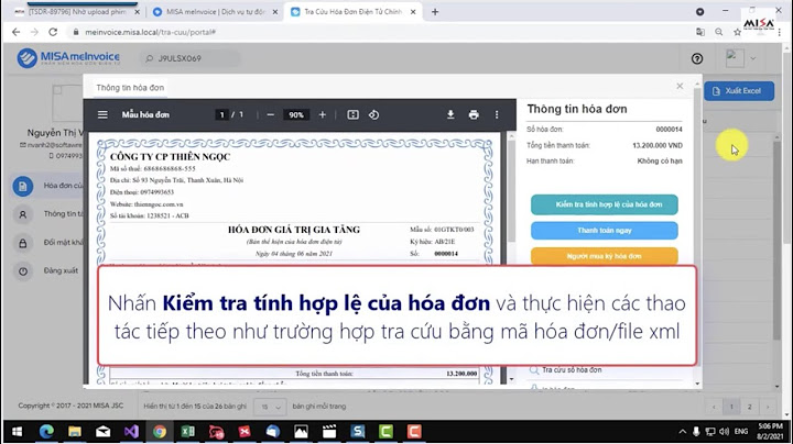 Muốn check hóa đơn điện tử trên phần mềm misa năm 2024