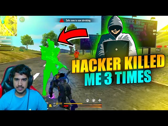 Free Fire Noob hacker Killed Me - Free Fire Headshot Hacker