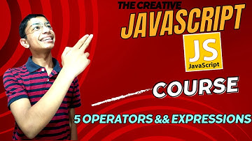 JavaScript Operators and Expressions | JavaScript Tutorial in Hindi #5