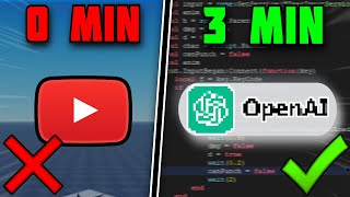 Give me 3 minutes and I'll teach you ROBLOX scripting.