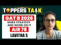 LAVITHA GAT B 78 MAKE STRATEGY AND WORK ON IT