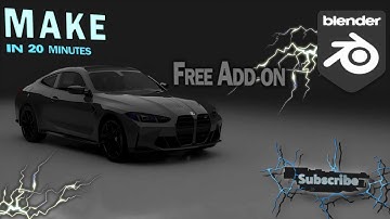 Blender car Animation for Beginners [ Free Add On ]