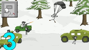 Henry Stickman Fleeing the Complex - Gameplay Walkthrough Part 3