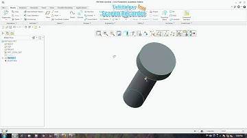How to make a thread on bolt in creo