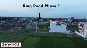 820 SqFt Plot For Sale - Off Varanasi Ring Road (Beside Om Villas Resort) (Drone Shot)
