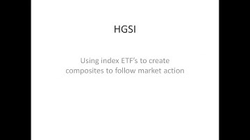 HGSI with Dave Steckler - Composite ETFs for tracking markets